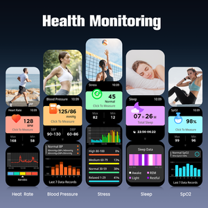 Reloj Inteligente C50Pro con Pantalla Táctil HD <span class=keywords><strong>para</strong></span> Hombre y Mujer, K71 Resistente al Agua IP67 3ATM, Función de Contestar Llamadas <span class=keywords><strong>para</strong></span> Correr y Nadar al Aire Libre - Product Image 4