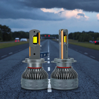 Emballage personnalisé et garantie de 2 ans, phare LED SFIDA K3 120W 6000K pour voiture, phares LED haute puissance H4 H7 de remplacement