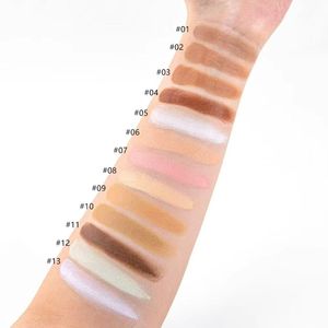 Correcteur de teint sous <span class=keywords><strong>les</strong></span> yeux à haute couvrance, imperméable, crème de camouflage pour tatouage, maquillage mat, palette de contour, marque privée - Product Image 2