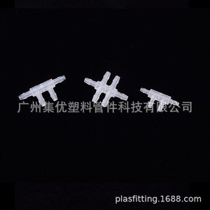 Conector de Plástico Tipo Cruz de Cuatro y Seis Vías JU PlasFitting, Accesorio Flexible para Mangueras de 1.6-10mm, Apto para Agua, Aire y Agua Salada - Product Image 2