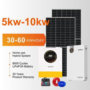 Sistema de Paneles Solares con Batería Híbrida para el Hogar, Precio de 5Kw 10Kw, Sistema de Energía Solar Híbrido, Kits Completos - Product Image 1