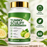 Capsules de Garcinia Cambogia à Marque Blanche, Brûleur de Graisse Naturel à Base de Plantes, Capsules de Biotine pour la Perte de Poids, Acide Hydroxycitrique (HCA), Vente en Gros Direct Usine
