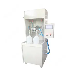 Полуавтоматическая Антикоррозийная 1-5 литровая машина для розлива жидкости с сенсорным экраном HMI | Наполнитель для очистки отбеливателя