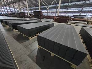 Bahçe teras fabrika fiyat için açık ahşap plastik kompozit güverte karoları su geçirmez geçmeli yer karoları