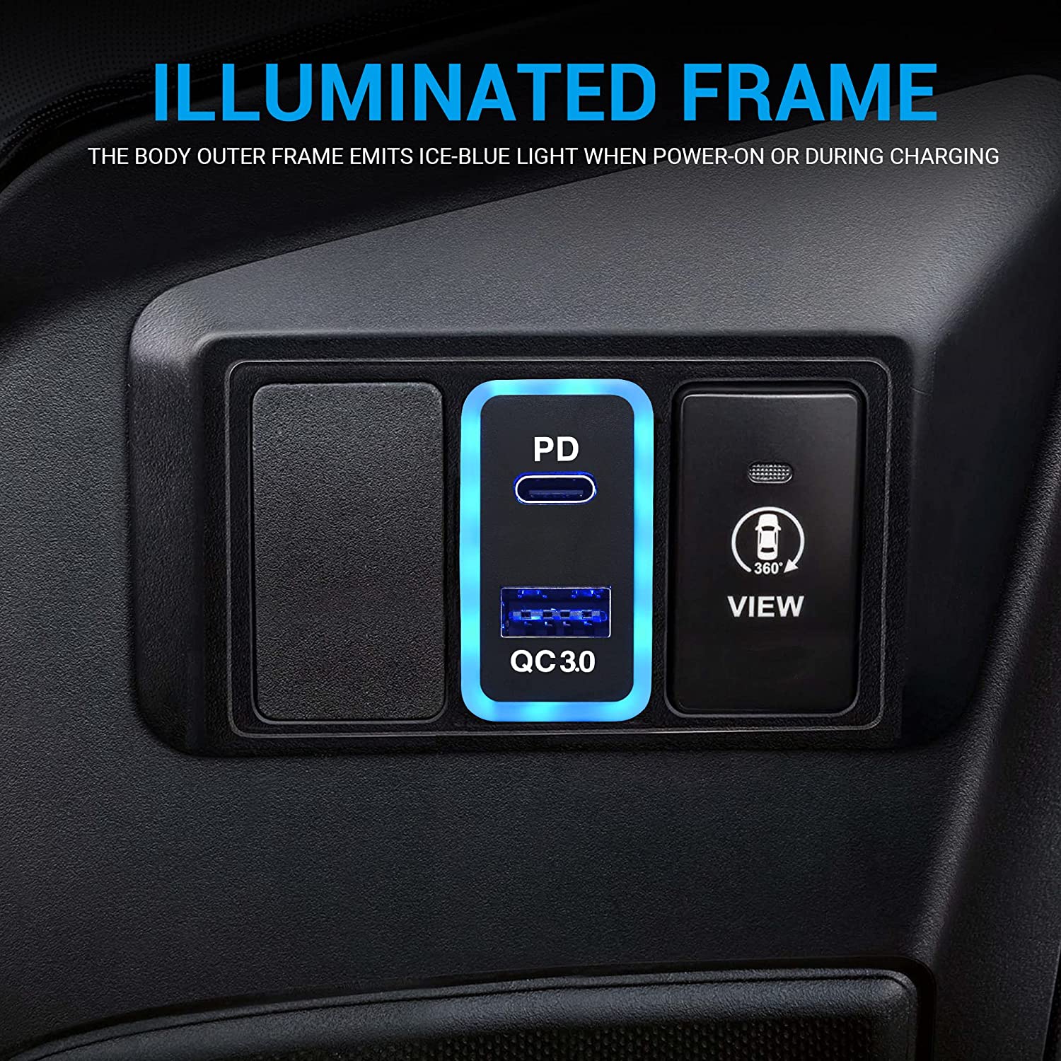 toyota chr cigarette lighter location Dual Usb Ports Qc3.0 & Pd Type C Car Power Socket Usb Type C Car Charging  Port for Toyota| Alibaba.com