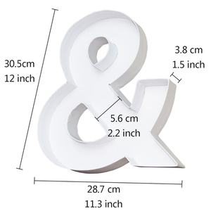 กล่องของขวัญรูปตัวอักษรขนาด 12 นิ้ว สำหรับใส่ดอกไม้ ขนมหวาน เค้ก ช็อกโกแลตสตรอว์เบอร์รี่เคลือบช็อกโกแลต ทำจากกระดาษแข็ง - Product Image 4