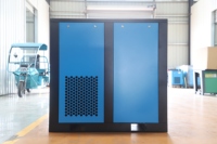 Compresor de Aire de Tornillo Industrial de 45kW 60HP, Velocidad Variable, Lubricado, Refrigerado por Aire, para Operaciones Pesadas