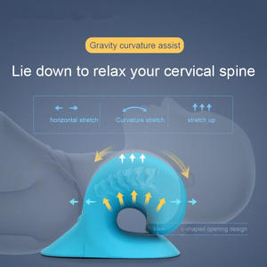 カイロプラクティック背中マッサージャー首と肩枕リラックス鎮痛頸部牽引枕装置工場卸売 - Product Image 5