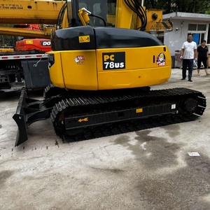 Excavatrice sur chenilles Komatsu PC78US d'occasion, presque neuve, 7 tonnes, faible nombre d'heures de fonctionnement, adaptée aux projets de construction à petite échelle - Product Image 4