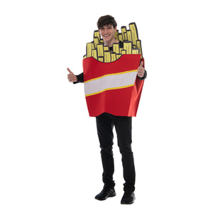 Disfraz de Papas Fritas para Adultos, Disfraz de Fiesta de Halloween con Temática de Comida, Traje de Fantasía - Product Image 5