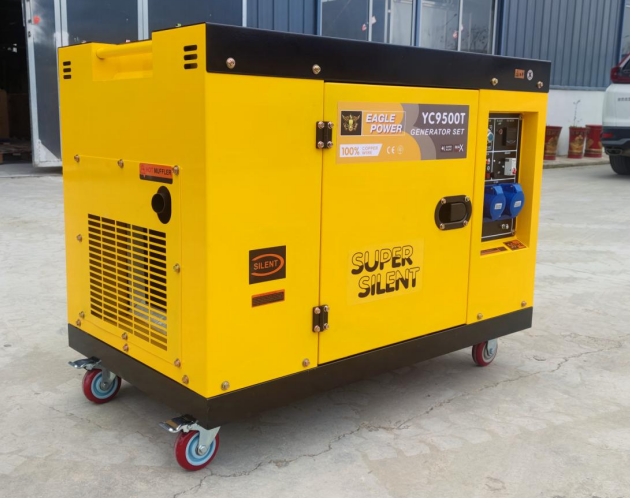 8KW 10KVA Diesel Generator 100% Copper Alternator 220/380V