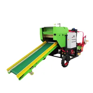 Động cơ diesel Mini cỏ hay Ngô Silage Baler wrapper/ngô Silage vuông Baler Máy ép