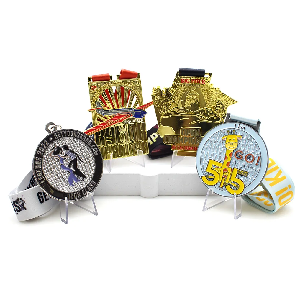 Grosir desain kustom medali penghargaan juara kriket logam medali bisbol hoki sepak bola Rugby kompetisi Souvenir medali olahraga