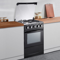 Appareil de cuisine domestique intégré à fonctions multiples Rôti à la vapeur intégré à 4 brûleurs Brûleur à gaz avec four
