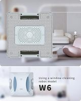 Robot Limpiador de Vidrios Eléctrico Profesional para Construcción en Altura, WiFi 2.4G, Control Remoto, 180min de Adsorción de Emergencia, Totalmente Automático
