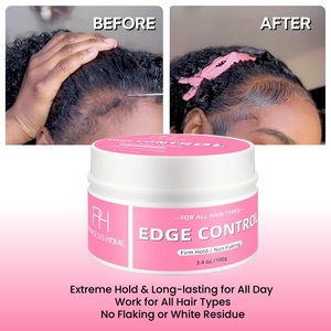 Gel para el cabello con logotipo personalizado, sujeción fuerte, control de bordes, bordes gruesos, Gel para peinar el cabello de larga duración, Gel para el cuidado del crecimiento del cabello - Product Image 6