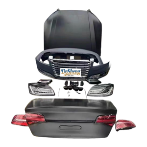 Actualización a Paquete Premium para <span class=keywords><strong>Audi</strong></span> <span class=keywords><strong>A8</strong></span>, Kit Exterior W12, Parachoques Delanteros y Traseros, Faros LED, Parrilla, Alerón, Fácil de Instalar - Product Image 6