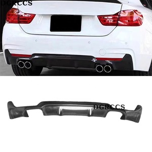 For 4 Series F32 F33 F36 2013-2020 3D Style Carbon Fiber Rear Lip Rear Diffuser Bumper Lip - Product Image 1
