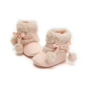 Custom Wholesale Original Designer Uggh Sheepskin Wool Baby Girls Uggly Winter Candy Color Classic Clear Mini Snow Boots For Bab