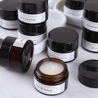 Bougie parfumée personnalisée IKEDA, bougies de luxe dans des pots élégants