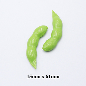 Offre Spéciale barbecue poulet aile jambe légume dos plat grand nourriture artificielle résine Cabochon charme pour sac porte-clés - Product Image 6