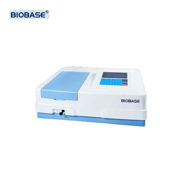 Biobase China Scanning UV/VIS Spectrophotometer Socket-type Deuterium Tungsten Lamp Auto Calibration