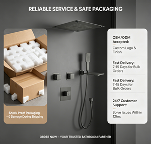 Smart Concealed Led <strong>Shower</strong> System Wall Mounted Chrome Concealed Bathtub <strong>Shower</strong> Mixer Faucets - Product Image 6