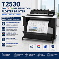 Plotter Multifunción a Color T2530 A0 Reacondicionado, Impresora de Formato Grande, Escáner de Dibujo CAD, Máquina Copiadora
