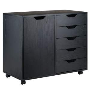 Db Halifax - Mueble de Almacenamiento Ancho con 5 Cajones, 80x68x38cm, Moderno Mueble Organizador para el Hogar con Ruedas para Dormitorio - Product Image 1