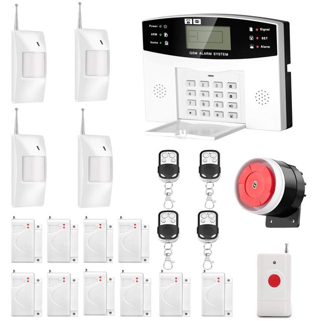 Agshome Tuya Wifi GSM Home Alarm Security System; Innovation Tuya Smart WiFi 200 Wireless & 8 Wired Zones GSM Home Alarm System