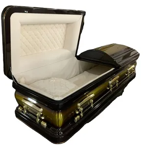 JS-ST620 caixões de metal altamente competitivos e cestas funerais