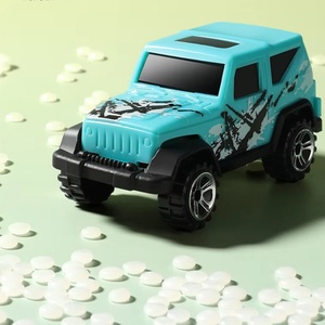 Coche de juguete de dinosaurio para niños - Tractor de inercia de plástico ecológico de doble cara con almacenamiento y función de retroceso - Product Image 2