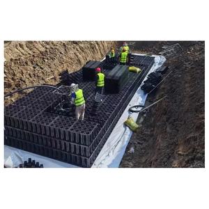 Tanque modular Soakaway, sistema de detención de infiltración de agua de lluvia, cajas geocelulares PP debajo de la <span class=keywords><strong>avenida</strong></span> y los bordes de las carreteras - Product Image 6
