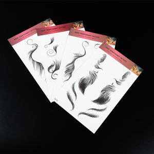 GP สติกเกอร์รอย<span class=keywords><strong>สัก</strong></span>เส้น<span class=keywords><strong>ผม</strong></span>สำหรับเด็กกันน้ำ OEM สำหรับแต่งหน้าขอบเส้นผมชั่วคราว - Product Image 2