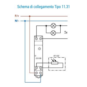 Relais de commutation crépusculaire Finder 1NO 16A 250V AC miniature pour le contrôle des lampes - Product Image 5