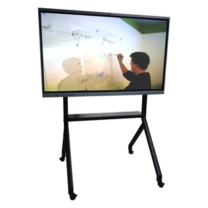 Pizarra Digital Interactiva Electrónica de 55 y 100 Pulgadas con Doble Pantalla Táctil, Precio Económico para Uso en Aulas, Pizarra Inteligente Portátil para Escuelas - Product Image 1