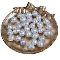 Perles Edison en vrac de 10-11 mm, perles creuses DIY, perles d'eau douce naturelles, forme baroque irrégulière, matériaux pour bijoux