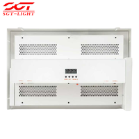 150W Motorisiertes Klapp-LED-Softlight 600 LEDs 3200-5600K CRI95 DMX512 0-90° Neigbare Einbauplatte für TV-Studio Live-Stream-Raum