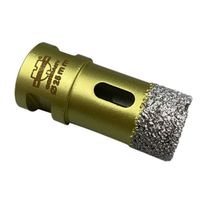 Forets diamantés, forets à noyau, scie cloche brasée sous vide, 6-100 mm, haute efficacité, KAIMDANGRUI Z16-Z400 pour verre, marbre, granit