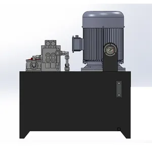 2 도어를 위한 새로운 수동 양방향 밸브 제어, 물 보존성을 위한 150 리터 유압 유닛 팩 시스템