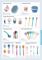 Brosse de bain en silicone durable, éponge exfoliante pour le corps, masseur de bain moussant, brosse nettoyante pour la peau, logo personnalisé