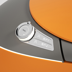 Toilette intelligente murale de couleur orange Chasse automatique intelligente Salle de bain <span class=keywords><strong>Wc</strong></span> <span class=keywords><strong>Oeuf</strong></span> <span class=keywords><strong>suspendu</strong></span> Toilette intelligente - Product Image 3