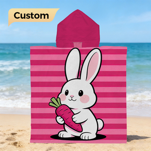 Toalhas Poncho com Capuz Personalizadas de Alta Qualidade, Design Super Macio, Confortáveis, de Secagem Rápida e Impressão Excelente - Product Image 1