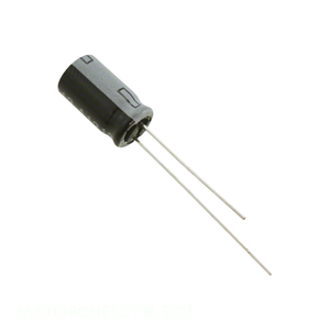 Condensateur original traversant 16YXF180MEFCT16.3X11 CAP ALUM 180UF 20% 16V RADIAL TH 180 uF - Product Image 1