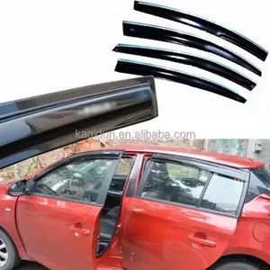 Deflectores de Viento para Ventanas de Auto, Marca KQD, Precio al por Mayor, Color Negro, para Toyota Yaris 2014 - Product Image 3