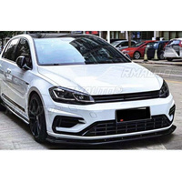 Car Front Bumper Spoiler Lip Diffuser Modification Part For Volkswagen Golf 7/7.5 GTI R Bumper Guard Protector Cover Accessories