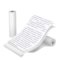 Rouleau de Papier Thermique A4 8,5"x11" Papier Thermique Format A4 pour Imprimante Thermique, Séchage Rapide, Documents Continus, Notes d'Étude