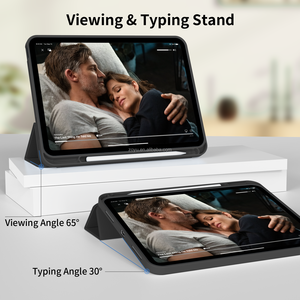 Chống sốc chống bụi bảo vệ Bìa mềm TPU trở lại tự động Wake ngủ Bút Chì Chủ cho 2022 <span class=keywords><strong>iPad</strong></span> trường hợp 10th thế hệ 2025 A16 - Product Image 6