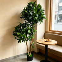 Arbre topiaire artificiel en laurier faux en pot, directement de l'usine, pour décorations d'événements, mariages, Noël, réveillons et fêtes