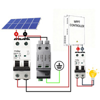 Mday MYN40 DC 1000V Type T2 SPD 1000v Protection contre les surtensions 3p Protection contre la foudre Mise à la terre Dc 1000e spd